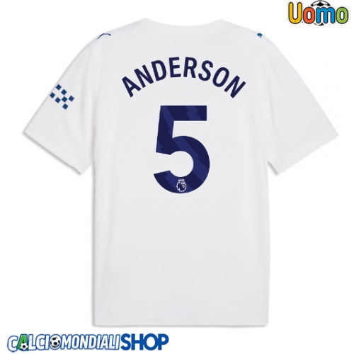 Maglie da calcio Manchester City Elliot Anderson #5 Terza Maglia 2026-27 Manica Corta